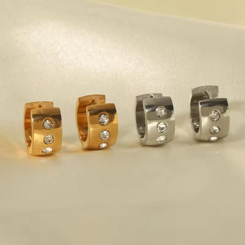 18K Gold Plated Hop Earrings