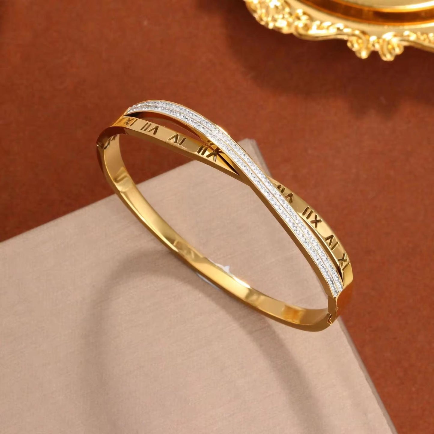18K Gold Plated Bracelet Bangle