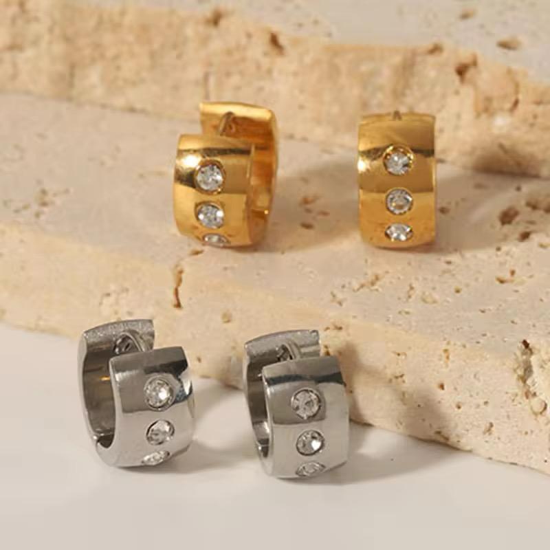 18K Gold Plated Hop Earrings