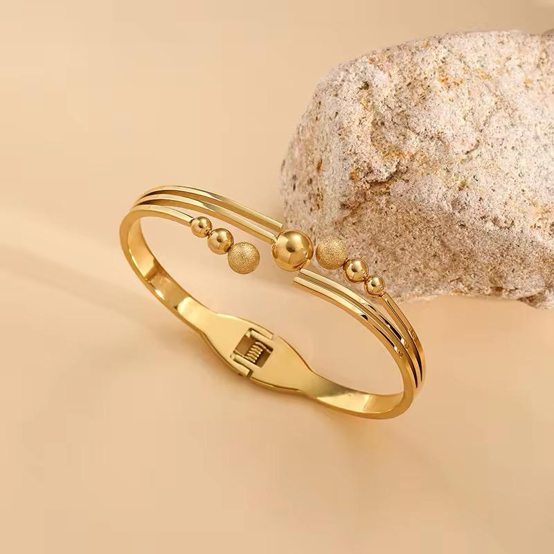18K Gold Plated Bangle Bracelets