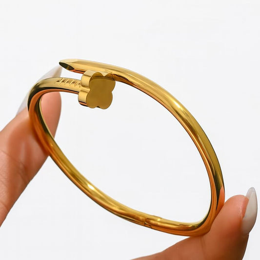 18K Gold Plated Bracelet Wild Fashion Bangle