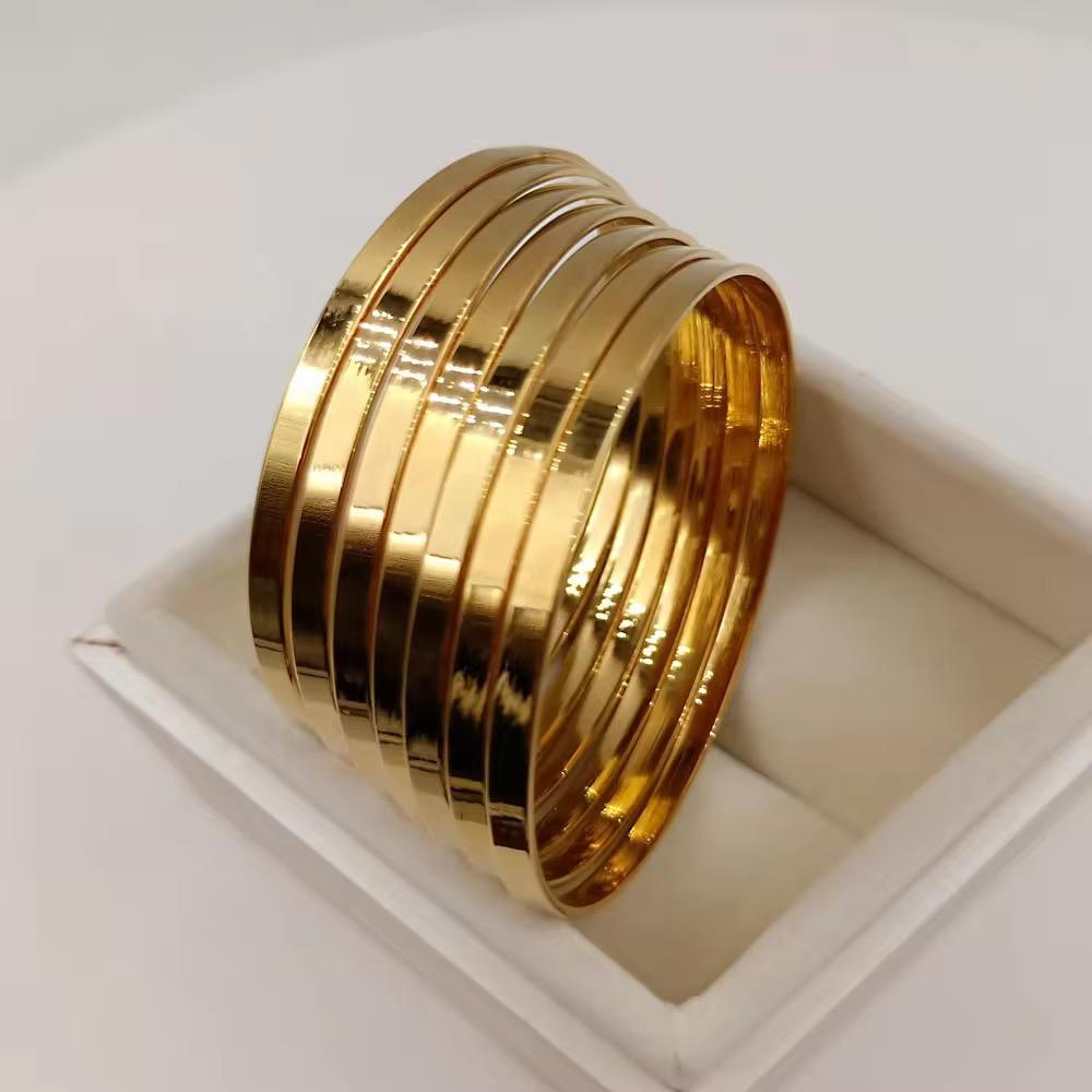 18K Gold  Plated Bracelet Bangle