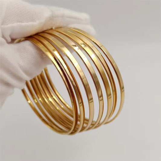 18K Gold  Plated Bracelet Bangle