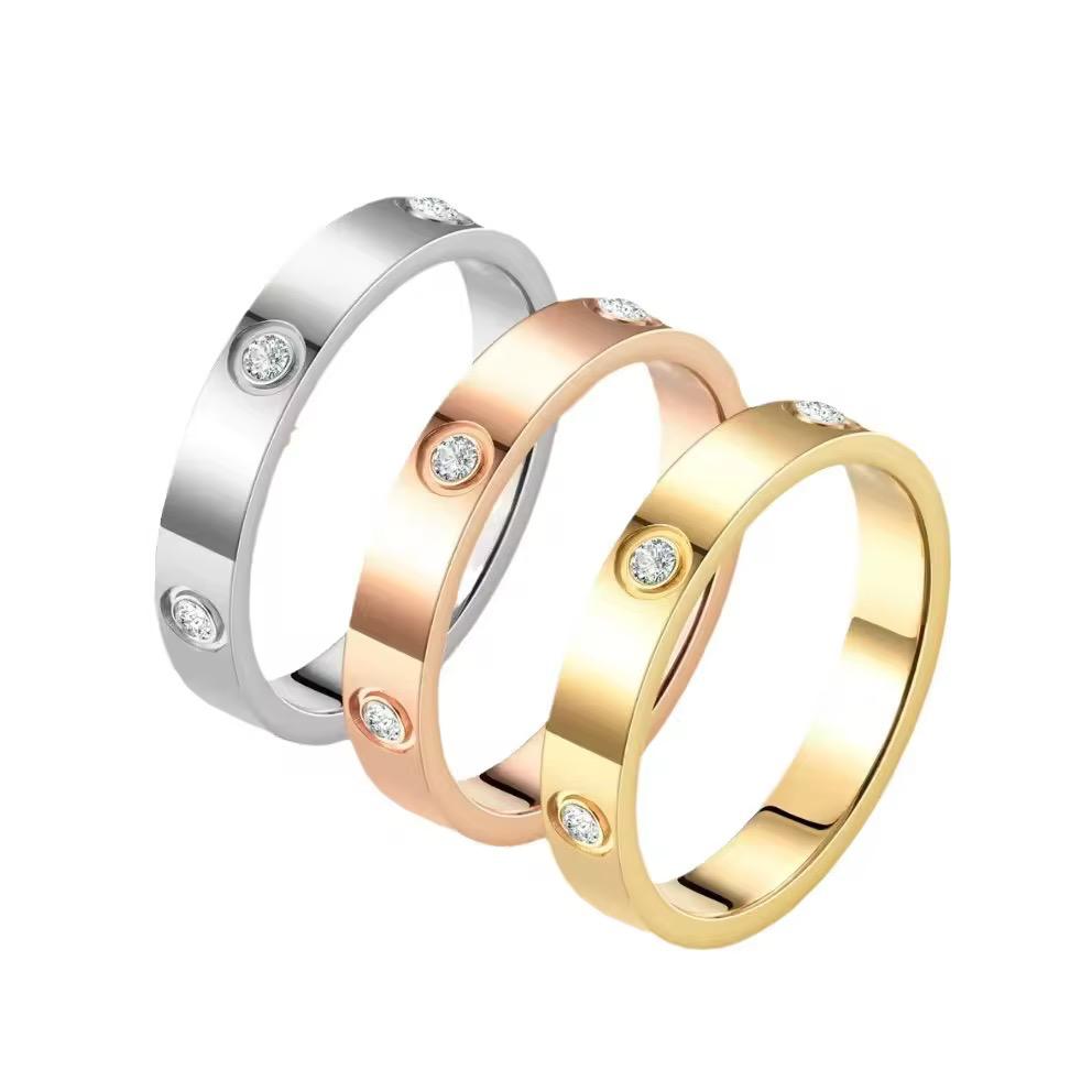 8K Titanium Steel Ring Luxury Ring