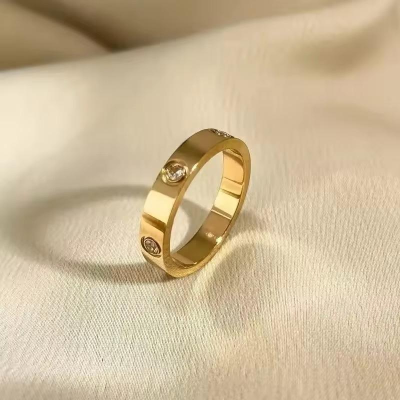 8K Titanium Steel Ring Luxury Ring