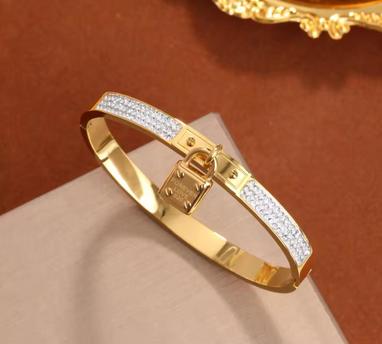 18K Gold Plated Bracelet Bangle